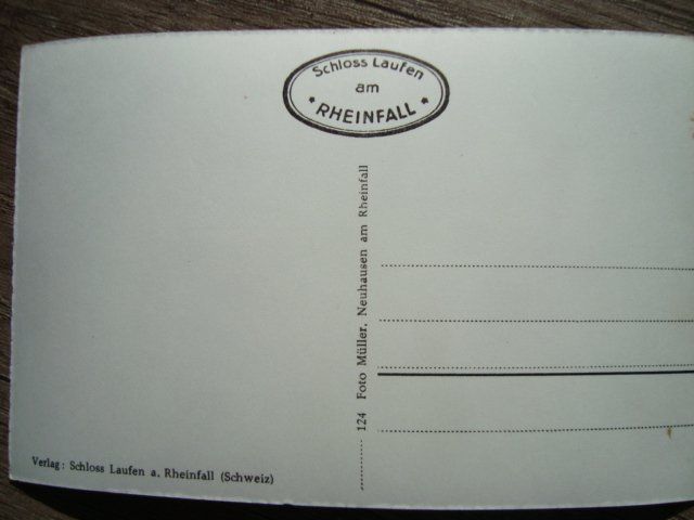 Cartoline postali: Schloss Laufen a. Rheinfall. Postkarte – Nuovo (secondo la descrizione) da Thun venduto da Gaad1961 1