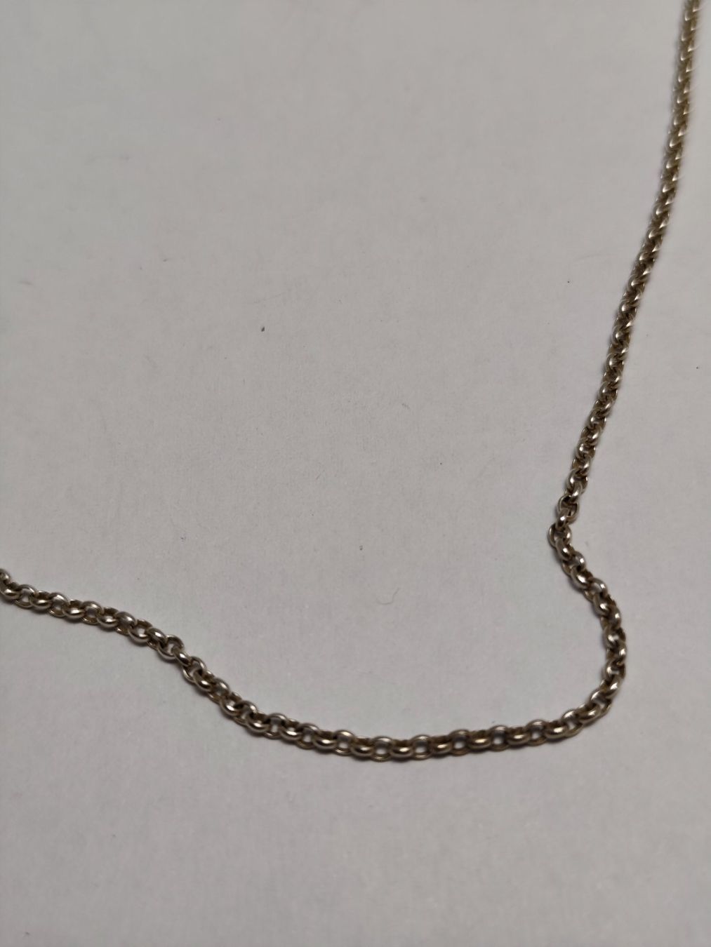 Catenine: Filigrane Vintage solid Silberkette Panzerkette #A9 – Usato da Châtelaine venduto da Tropic.Watch2 1