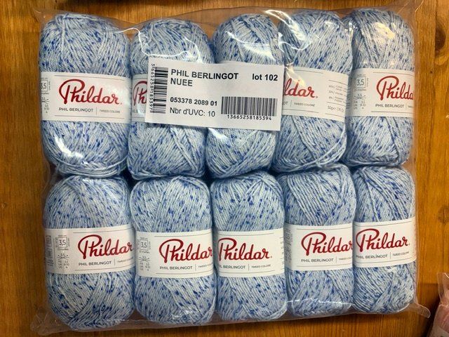 Lana: 10 PELOTES PHIL BERLINGOT NUEE – Usato da Bevaix venduto da Kiwi077