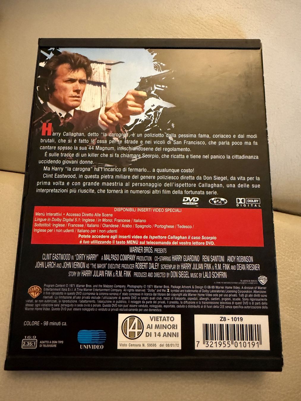 Alle DVDs: Ispettore Callaghan il caso Scorpio è tuo dvd prima edizione – Gebraucht aus Minusio von vertigoozBazar4u 1