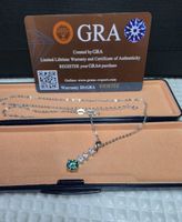 Collier argent avec diamant de moissanite de 1 ct certifié