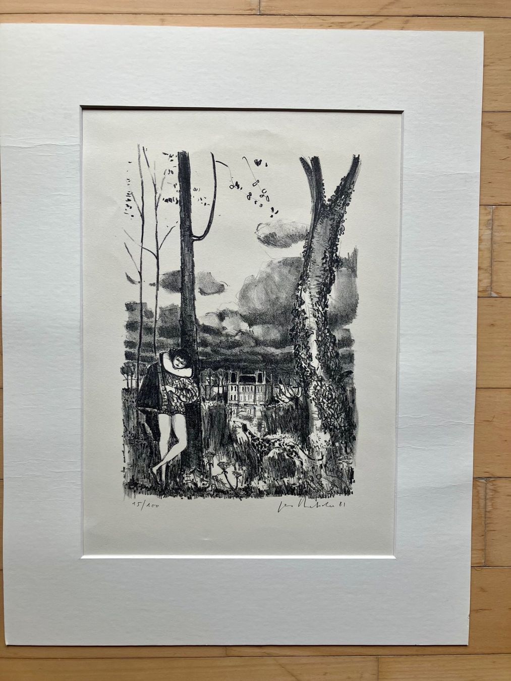 Grafica & Litografie: Lithographie von Geo Bretscher 1981 – Usato da Winterthur venduto da Barunggeli