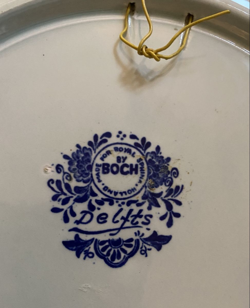 Teller: Wandteller "Royal Boch Delft" Vintage – Gebraucht aus Rheinfelden von Tigerlilli 3