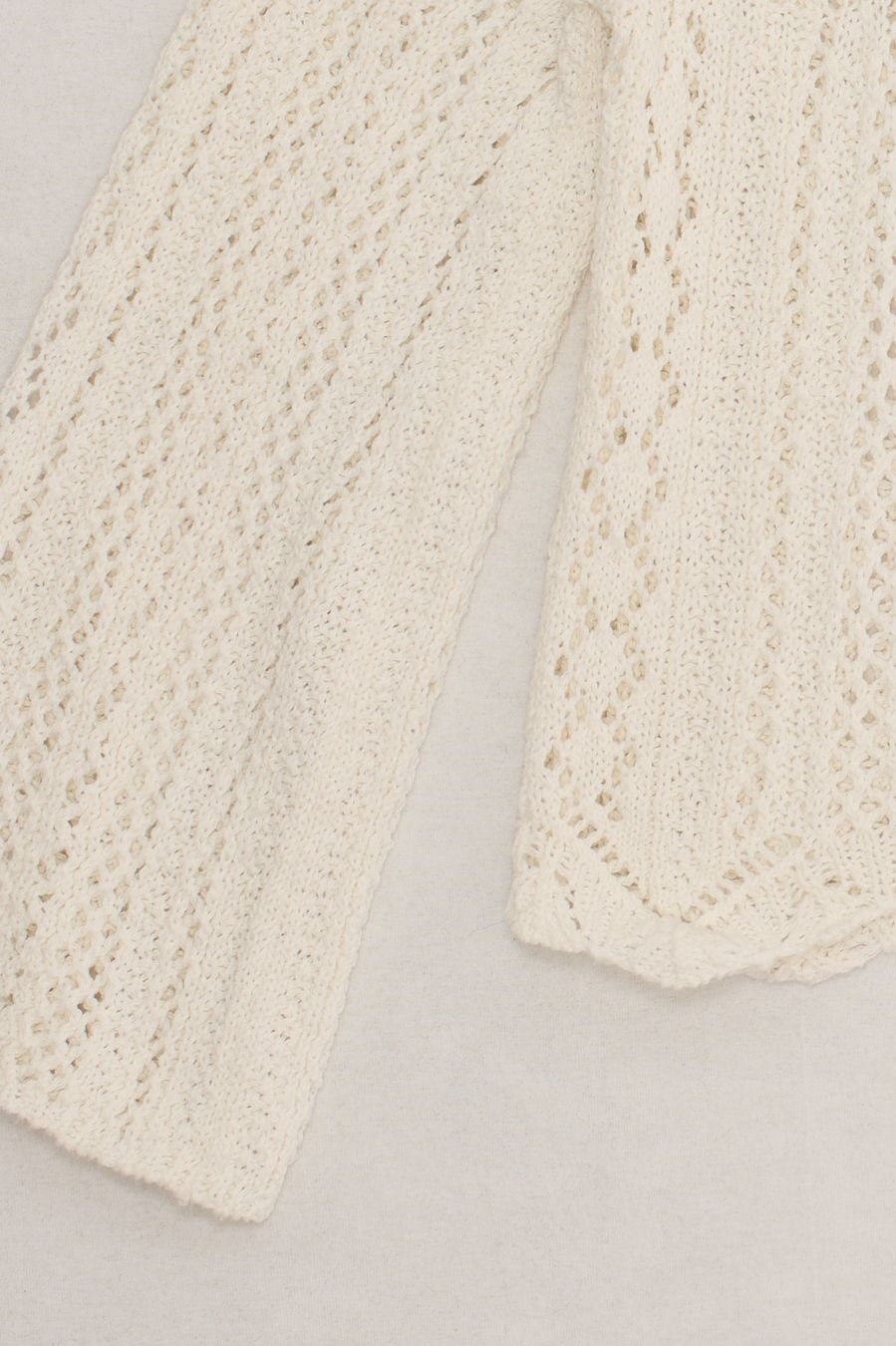 Only Tops: ONLY Pull Crochet Écru Manches Évasées T. M – Gebraucht aus Fribourg von re-fine 7