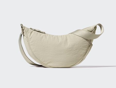 UNIQLO Moon tasche Runde Mini Schultertasche - Beige - Neu