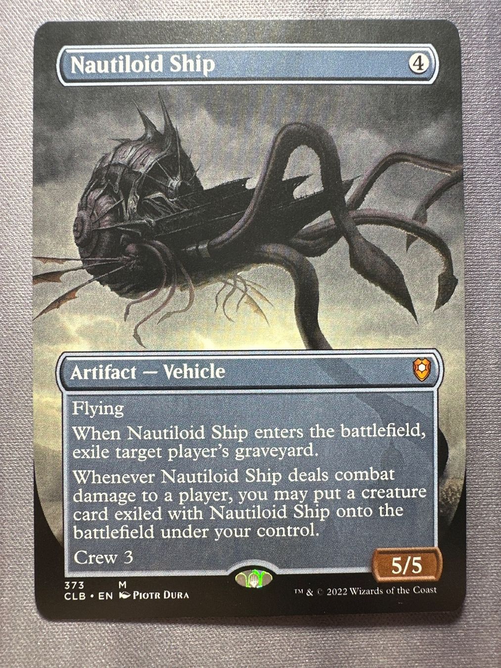 Magic The Gathering Sammelbilder & Trading cards: Nautiloid Ship Variant 373 Baldurs Gate – Neu (gemäss Beschreibung) aus Windlach von