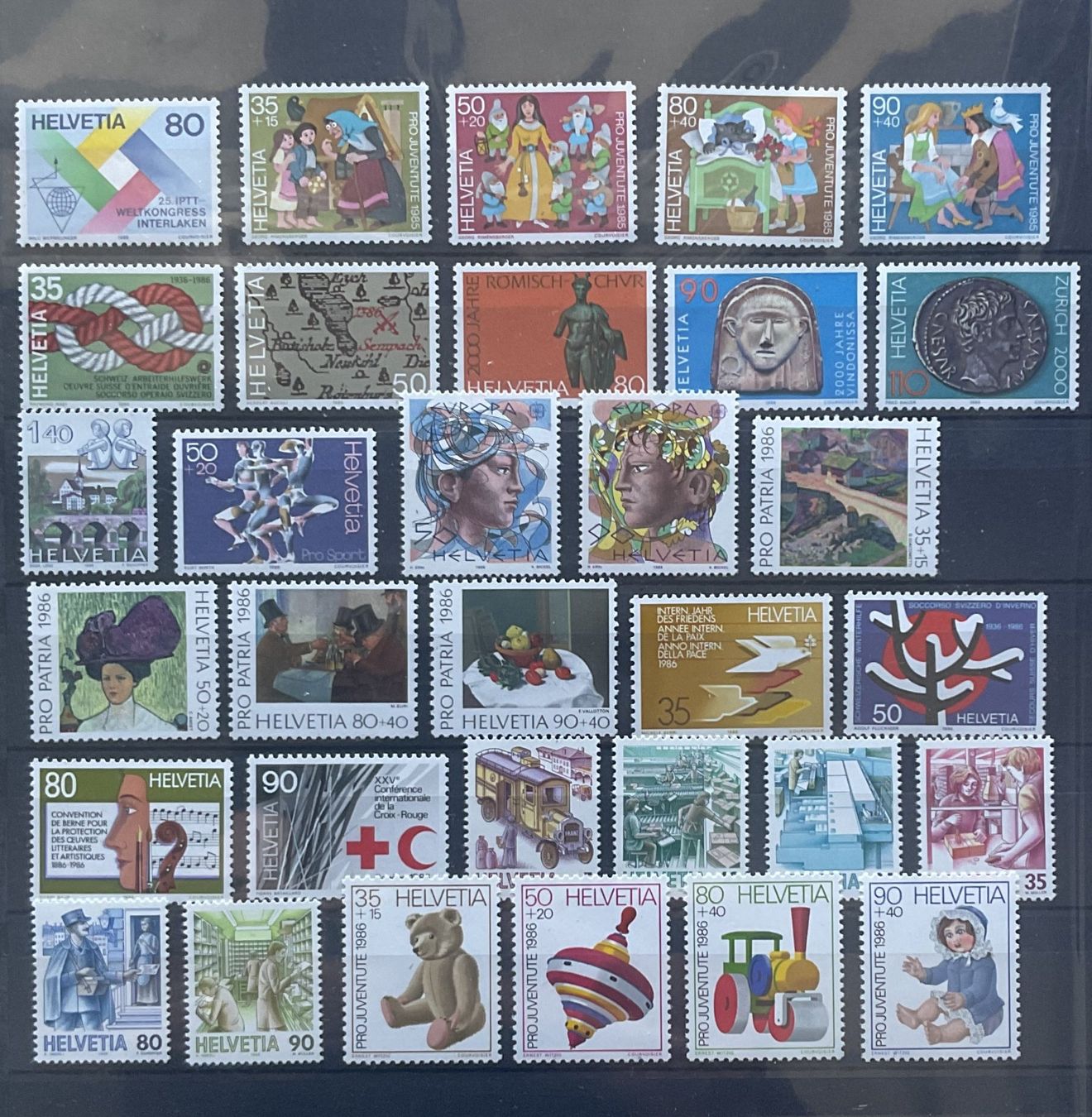 Tutti i francobolli: Schweizer Briefmarken: Frankaturware der Jahre 1981 bis 1989 – Nuovo (secondo la descrizione) da Luzern venduto da 19primeln 3