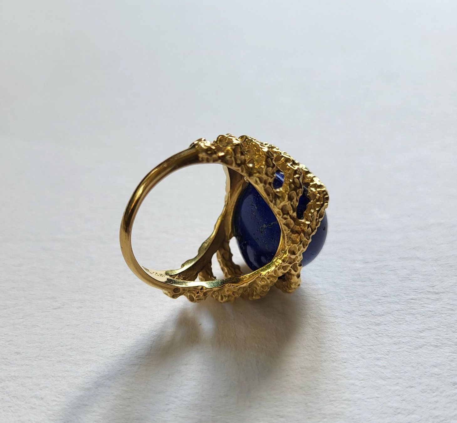 Ringe: 18 Karat 750 Massiv Gold Ring Mit Lapislazuli – Gebraucht aus Wald ZH von Aniade 8