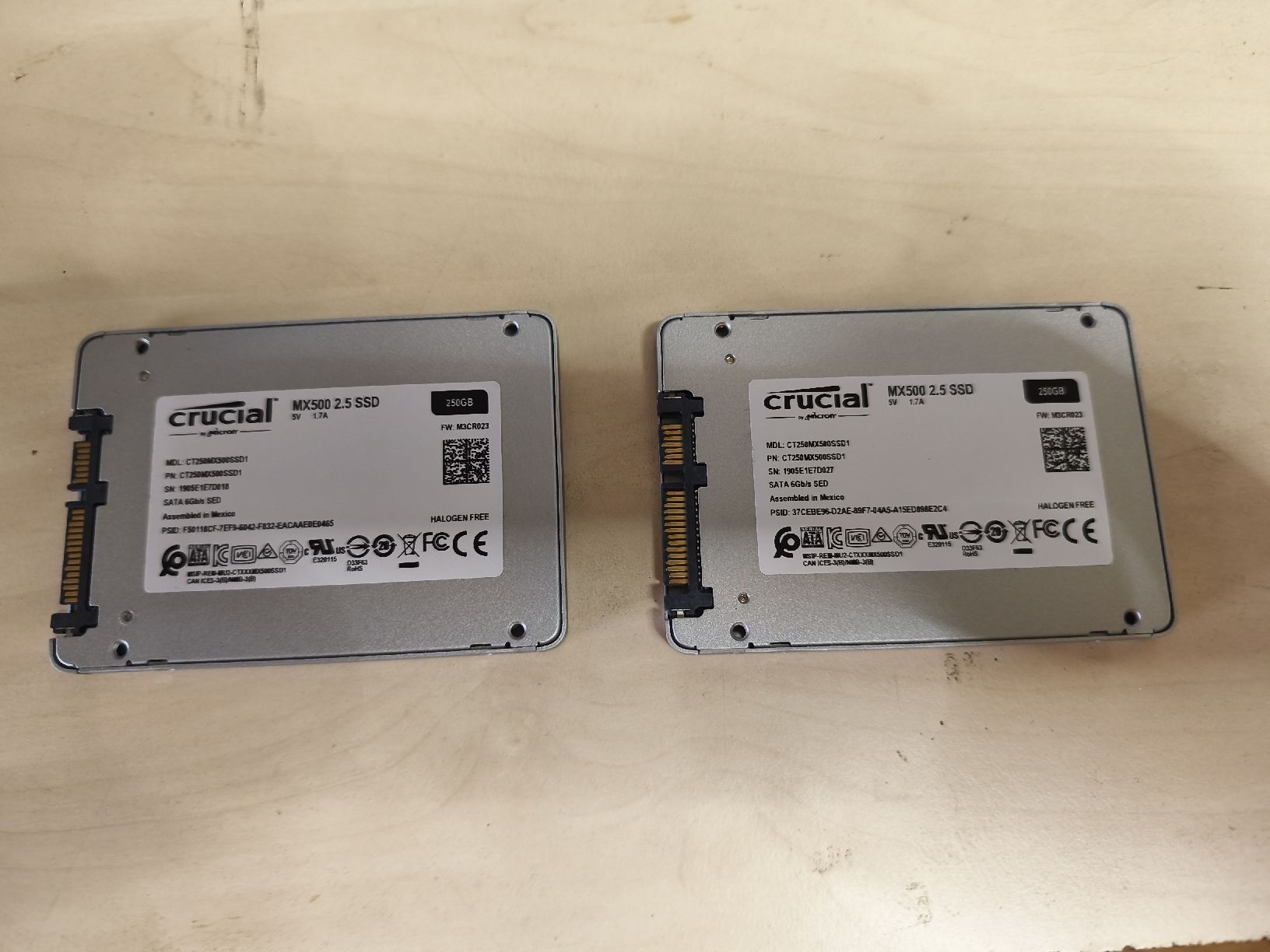Crucial Disques durs: 2 Festplatten 250Gb – D'occasion à Burgdorf par weggu.666