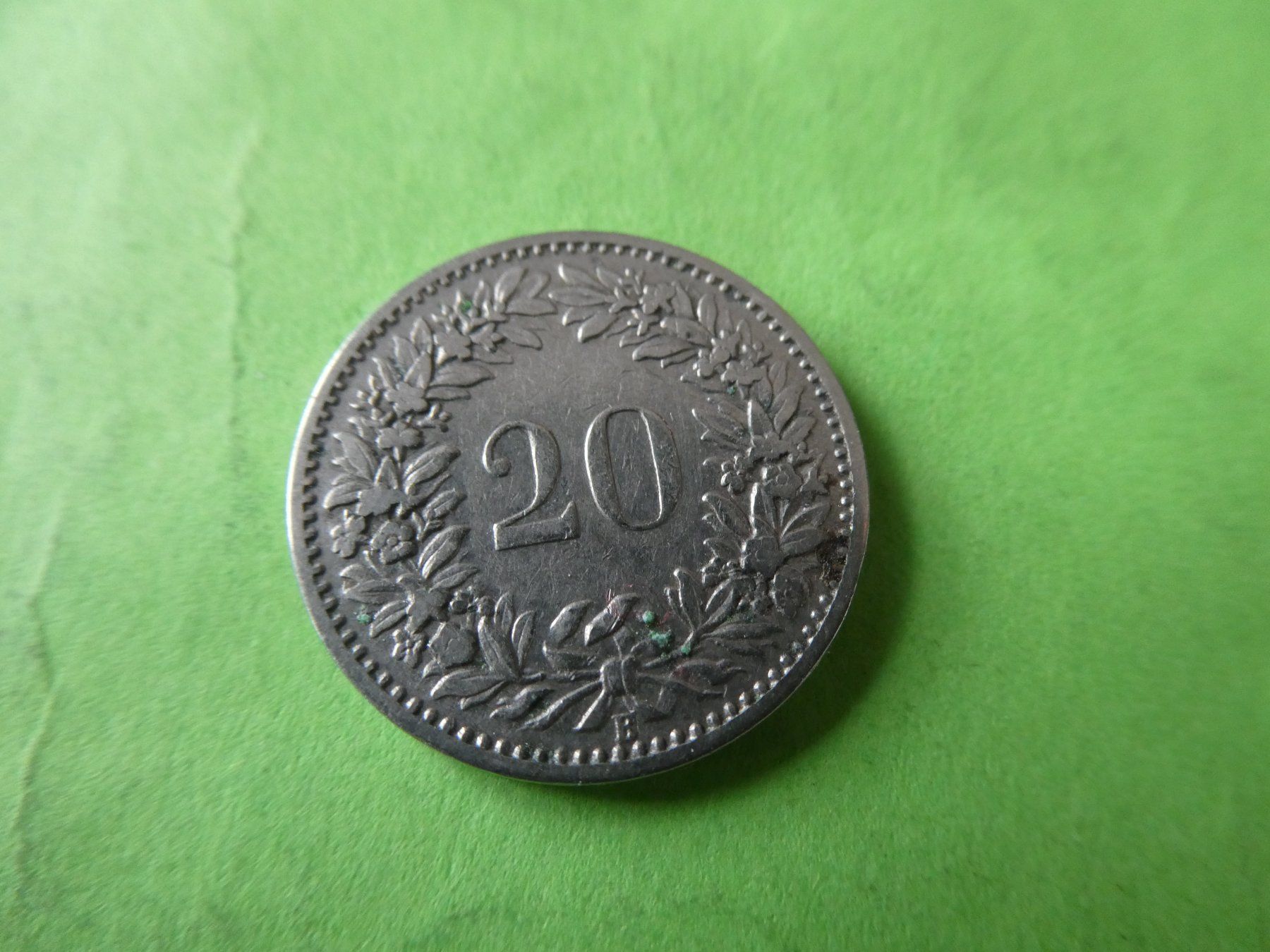 Toutes les monnaies: Schweiz 1897, 20 Rappen – Neuf (Voir description) à Hinterforst par Rohusri 1