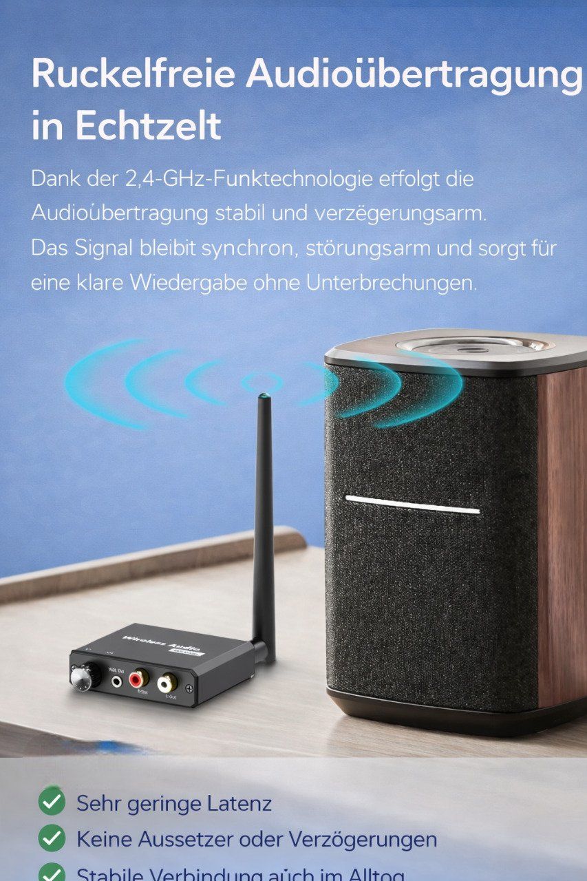 Altri accessori: 2.4G Wireless Audio Sender & Empfänger bis 50 m – Nuovo e nell'imballaggio originale da Winterthur venduto da SwissTechStore 5