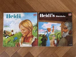 Heidi Schallplatten, 2 Stück