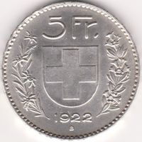 5 Franken 1922