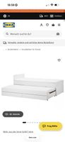     IKEA Bettgestell mit Ausziehbett, Stauraum und 2 Matratz