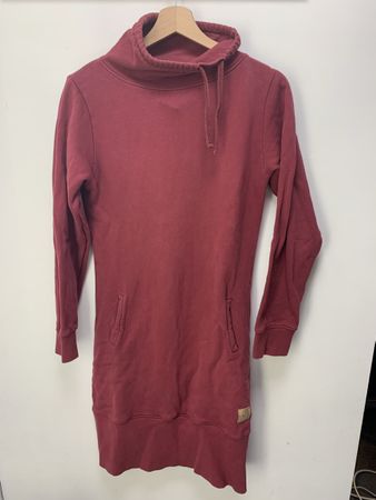 weinrotes Pulloverkleid von Bleed S aus 100% Bio Baumwolle