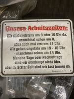 Blechschild 