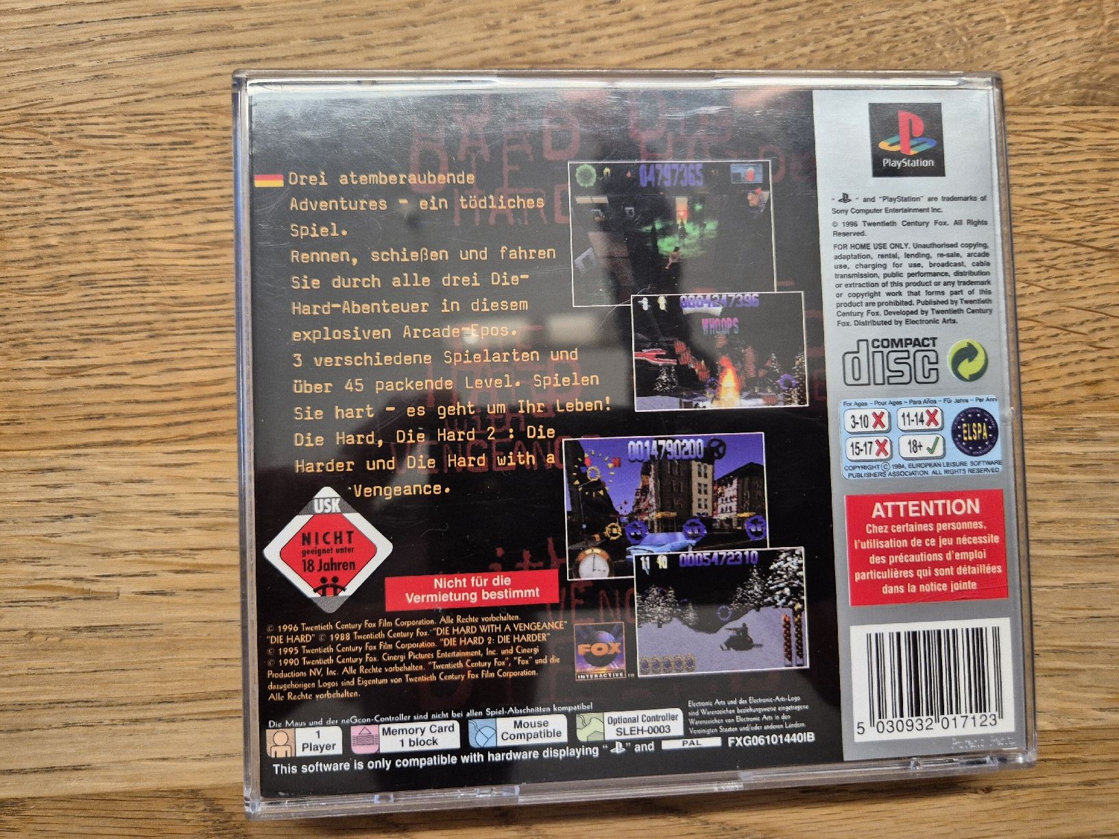 Sony Giochi: (PS1) Die Hard Trilogy – Usato da Adliswil venduto da rog_6ngk 1