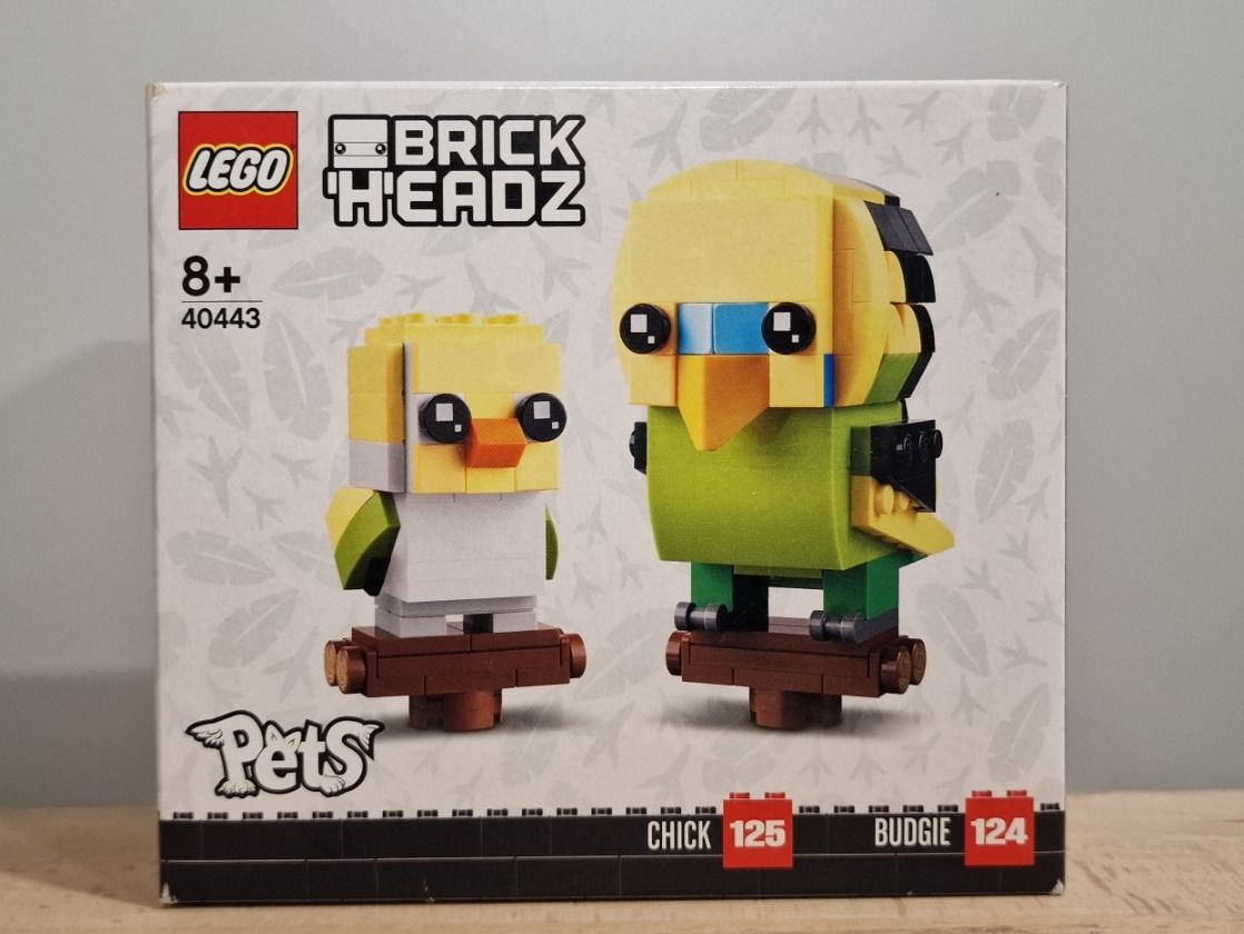 Lego Kit di costruzioni: Lego 40443 Brickheadz Pets Budgie Chick – Nuovo e nell'imballaggio originale da Echichens venduto da aegis0129