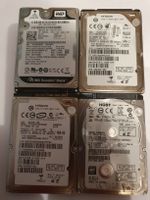 4 Festplatten 2.5 Zoll WD Hitachi HGST gebraucht