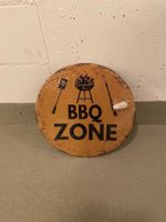 BBQ  ZoneVintage Metall Blechschild Neu ! 30 cm