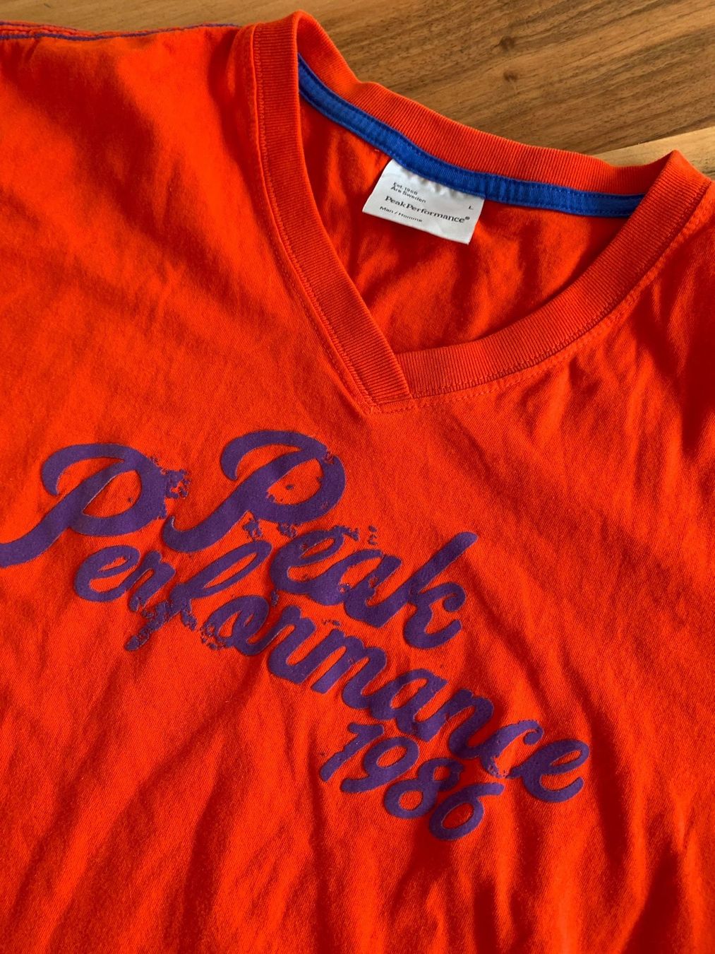 Peak Performance T-Shirts: PEAK PERFORMANCE neues oranges T-Shirt Gr. L – Neu (gemäss Beschreibung) aus Meiringen von Jackwashere 1