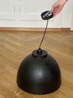 Moderne schwarze Deckenlampe