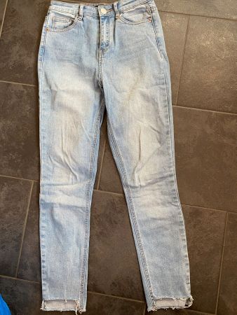 Denim Jeans blau high rise  Gr 36 stretch