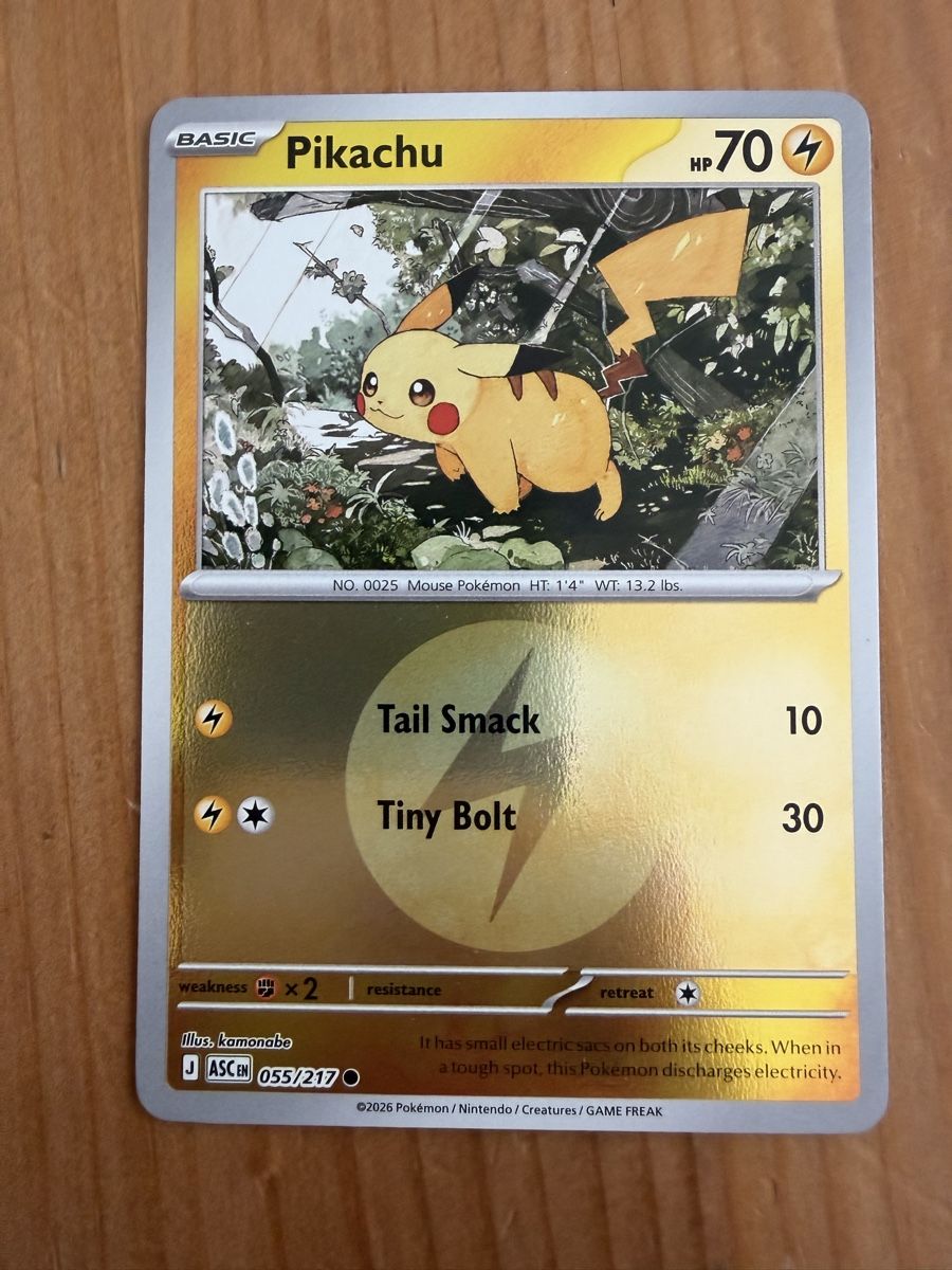 Pokémon Carte collezionabili: Pikachu (ASC055) – Nuovo (secondo la descrizione) da Vevey venduto da Matx