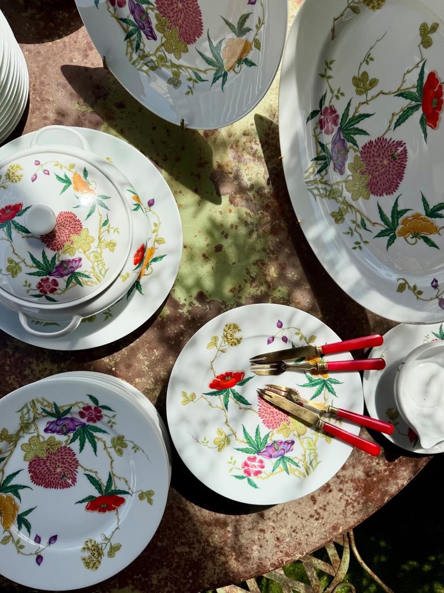 Set di piatti: Raynaud Limoges Dioraflor by CERALENE. – Nuovo (secondo la descrizione) da Le Sentier venduto da dar_hb62