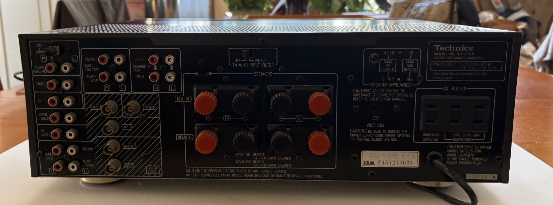Technics Amplificateurs: TECHNICS AMPLI SU-V10X – D'occasion à Genève par thi_fl8g 1