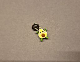 Silber Charm Avocado mkt Hanteln +Garantie