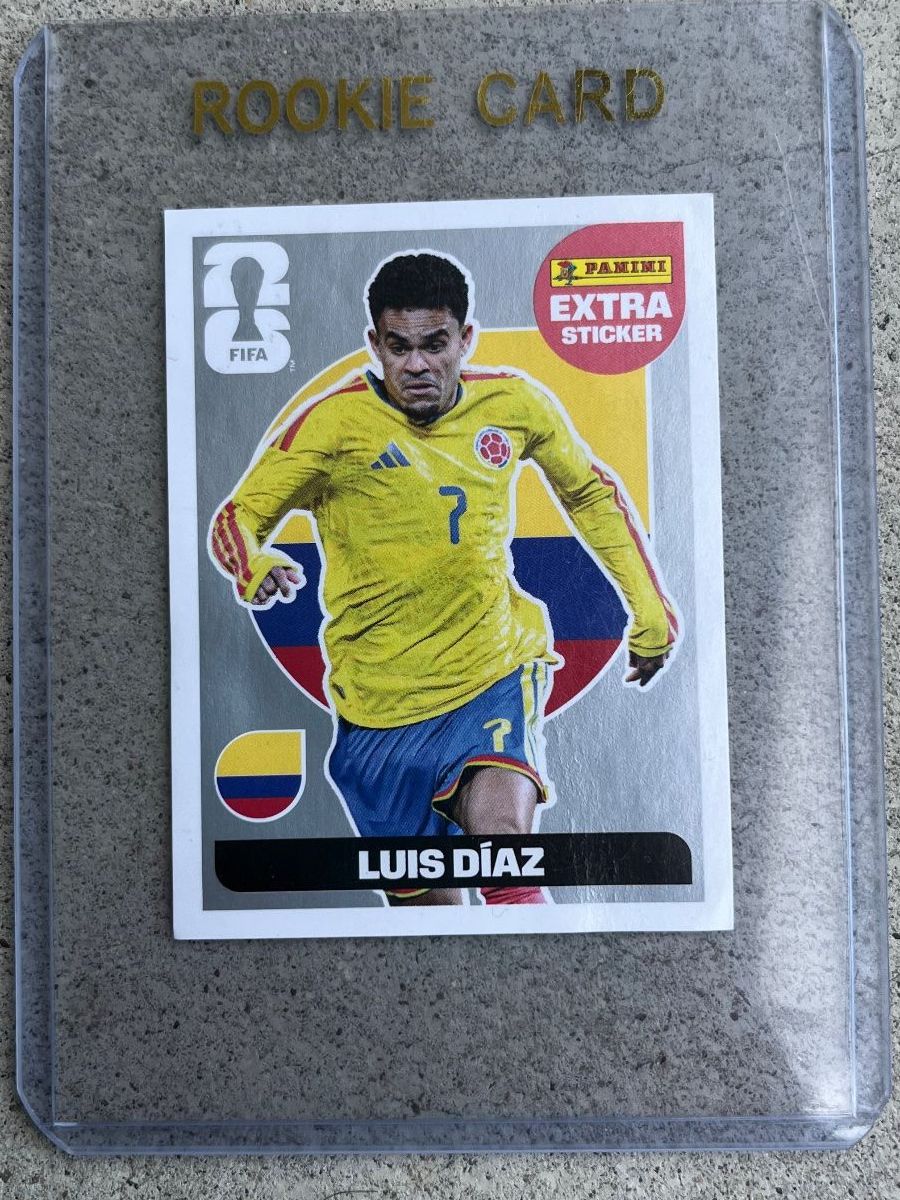 Panini Carte collezionabili: Luis Díaz extra Panini sticker silber  +folie – Nuovo e nell'imballaggio originale da Zürich venduto da maral787