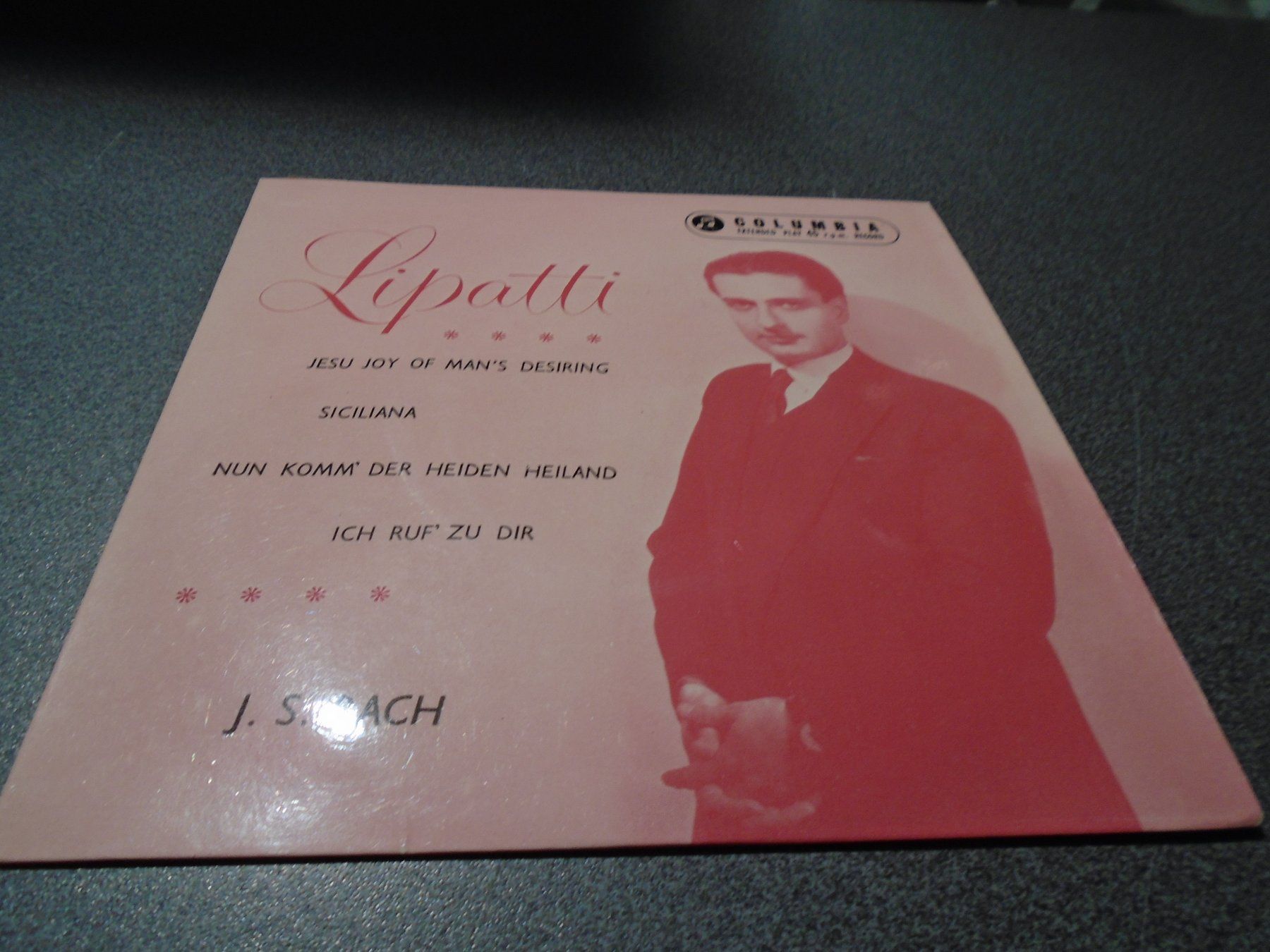 Schallplatten: Singel Lipatti, J.S. Bach – Gebraucht aus Zürich von abraxas1291