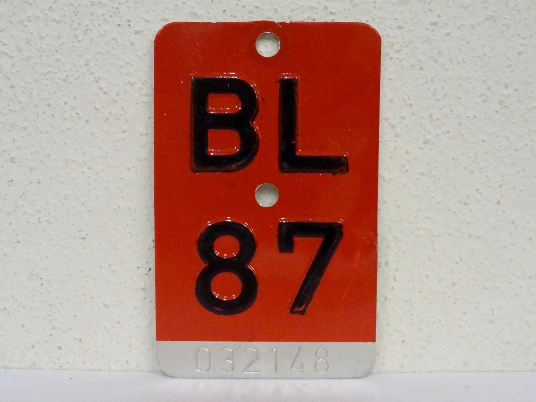 Ecriteaux: BL 87 VELONUMMER - FAHRRADSCHILD – D'occasion à Kerzers par djstarsky73