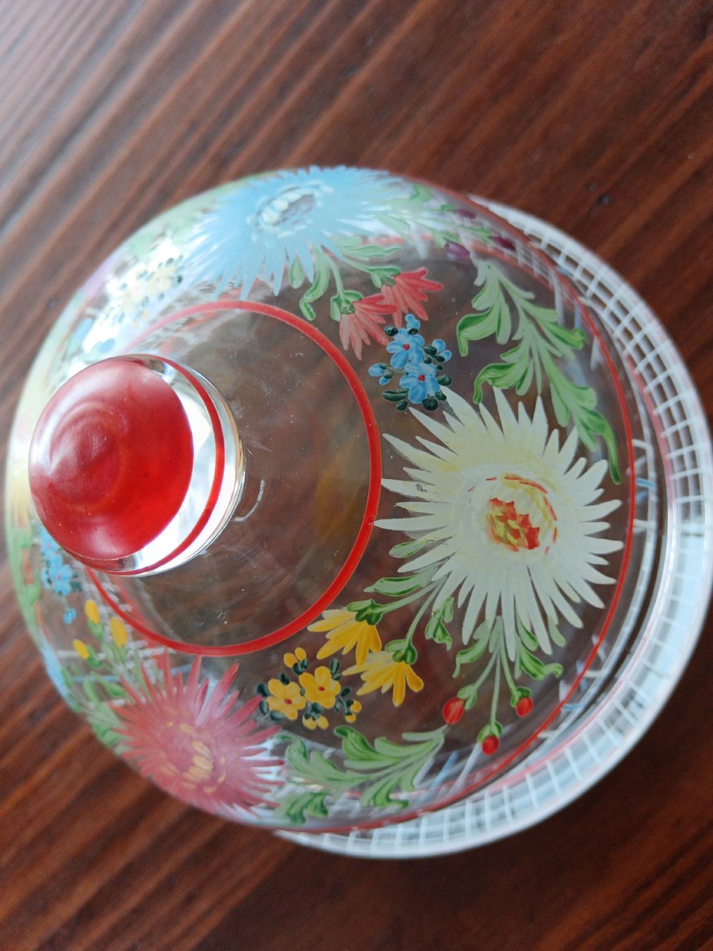 Bicchieri: Handbemalte Käseglocke aus Glas  – Usato da Wauwil venduto da kai_v59l 1