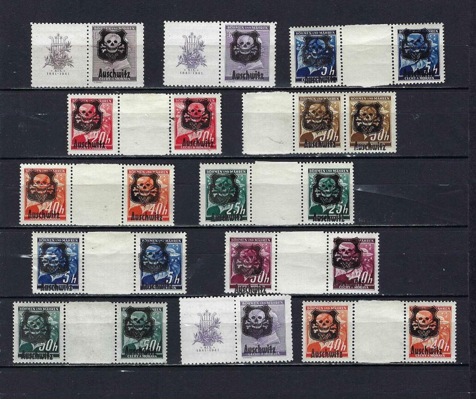 Alle Briefmarken: Böhmen & Mähren Auschwitz ** – Gebraucht aus Lindau von Rickie123
