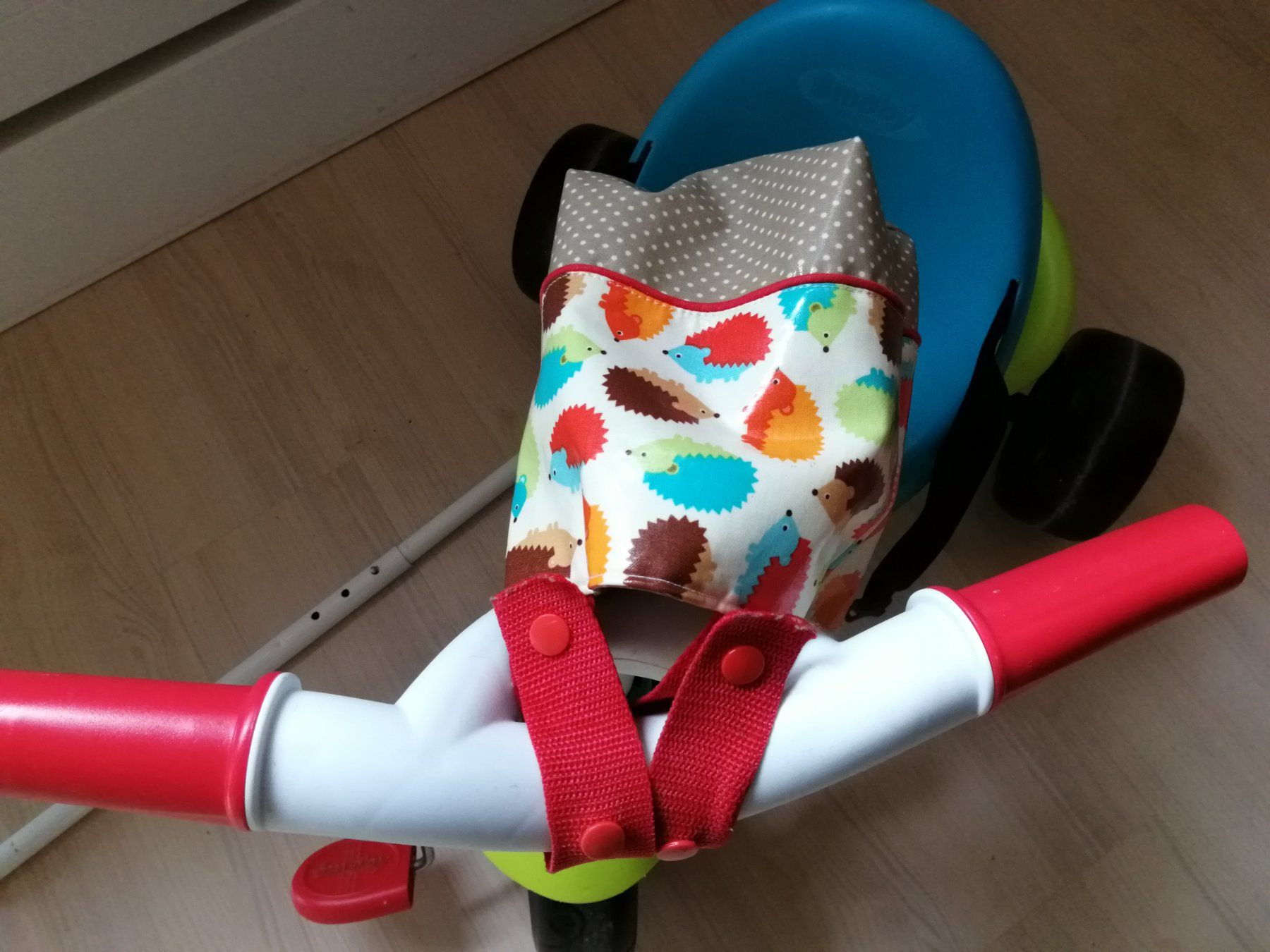 Smoby Fahrzeuge für Kinder: Kinder Velo zum Selberfahren oder Schieben – Gebraucht aus Horn von Corazon15 6