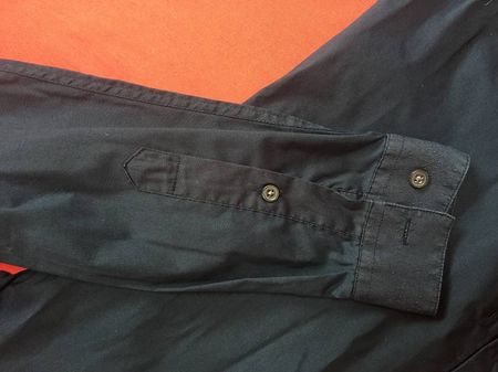 Marine blaues Slim-Fit Hemd