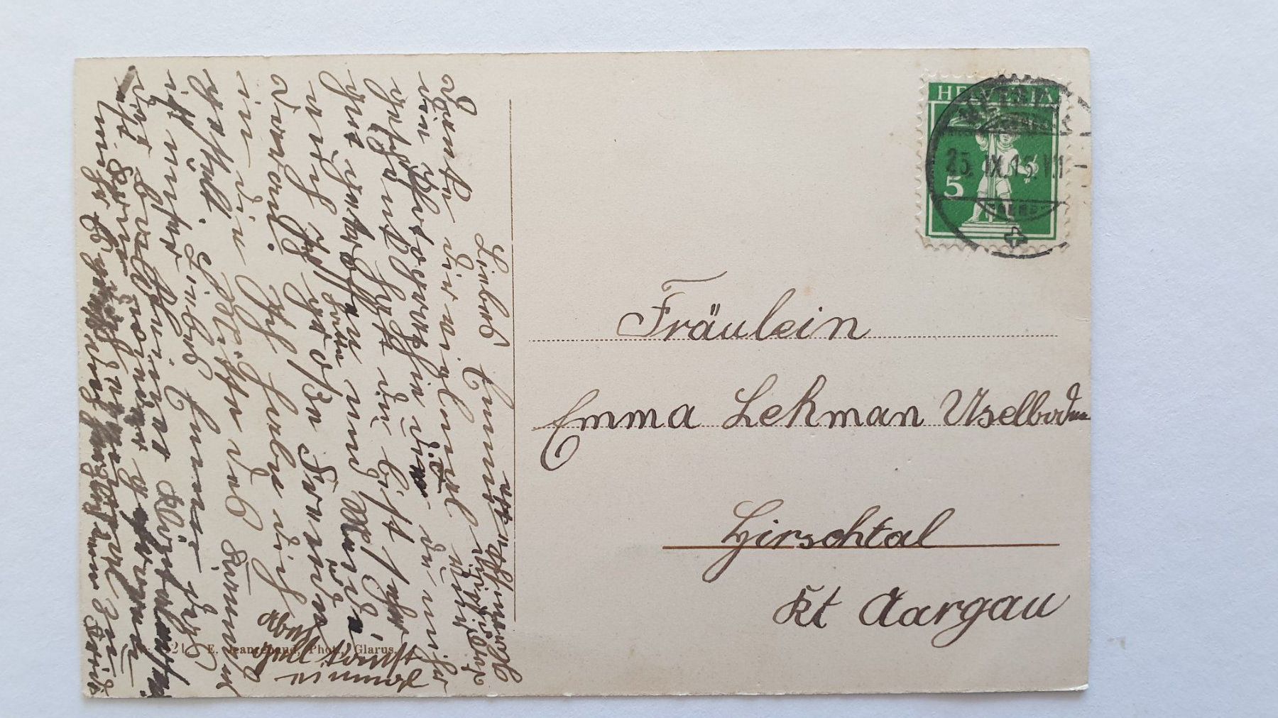 Cartoline postali: Klöntalersee. Glarus. – Usato da Goldach venduto da armando_r 1