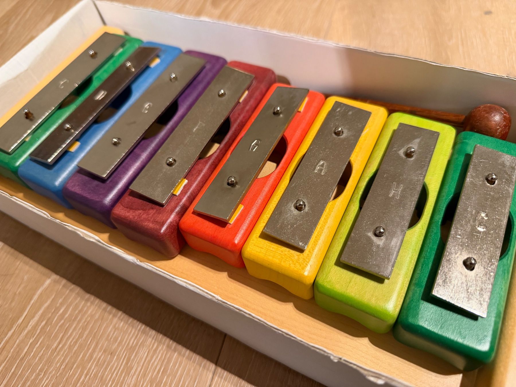 Strumenti musicali: Color Xylophon mit Klangstab in Originalverpackung – Usato da Ebmatingen venduto da Bazoka-Joe 3
