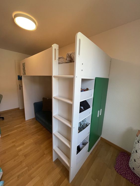 IKEA Stuva HochbettSchrankSchreibtisch Smastad) Kaufen auf Ricardo