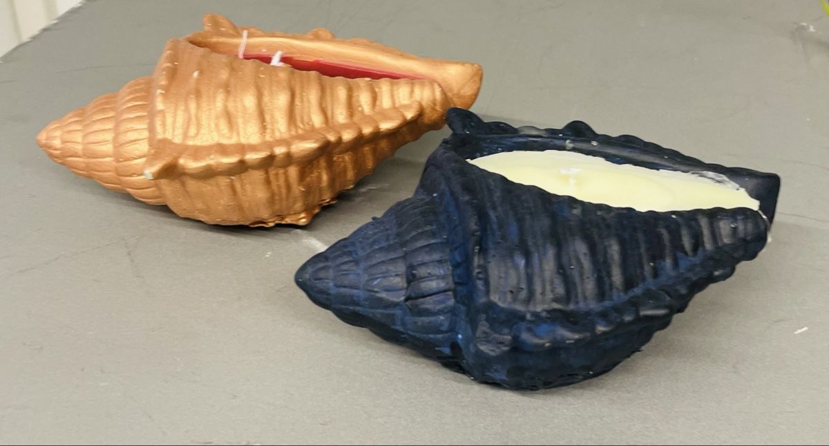 Candele: Muschel Kerzen Set,Deko, 2 Stk! – Nuovo e nell'imballaggio originale da Au ZH venduto da Jaggy4 3