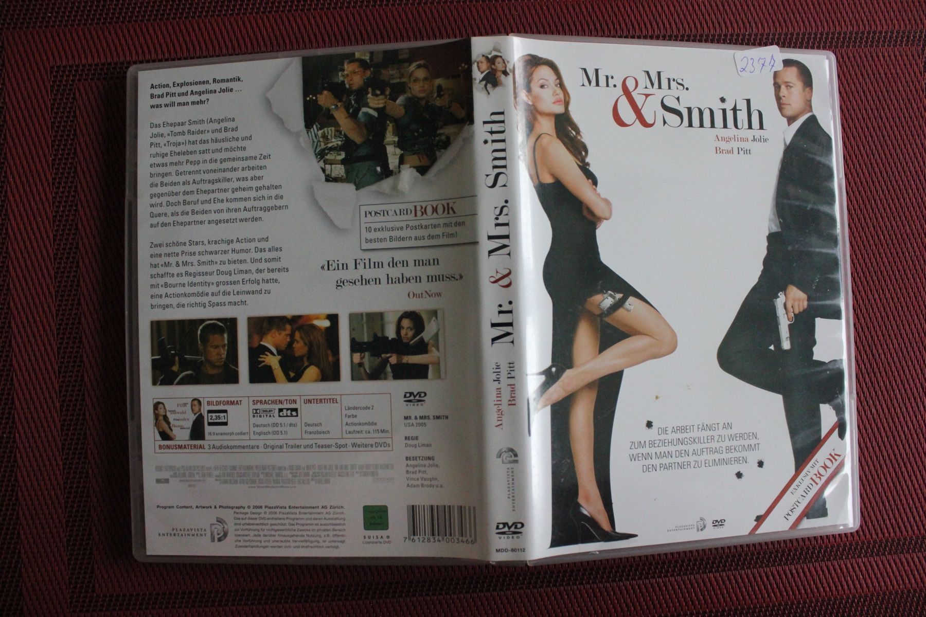Tutti i DVDs: Mr. & Mrs. Smith  DVD (2377) – Usato da Geroldswil venduto da Schlumpfine1973