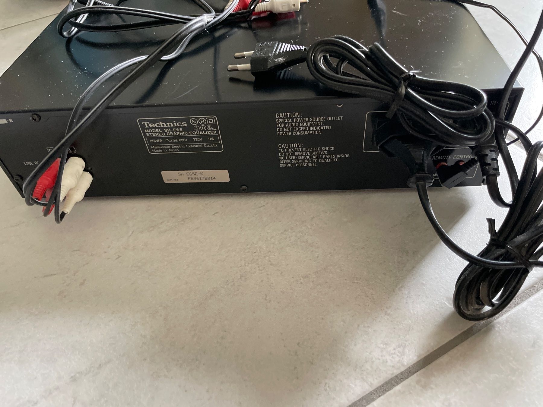 Technics Equalizer: Equalizer Technics SH-E65 – Gebraucht aus Faoug von Vogelgryf 3