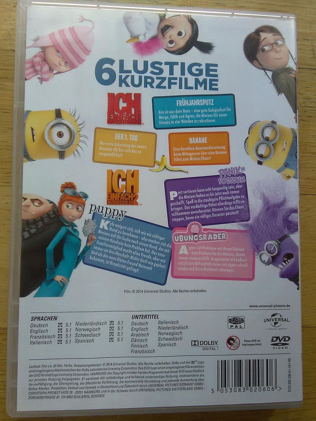 Tutti i DVDs: 6 Mini-Movies Colection – Usato da St. Gallen venduto da elk2021 4