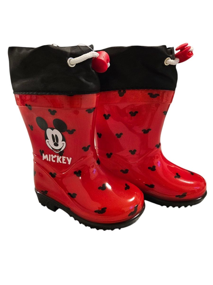 Scarpe per ragazzi: Rote Mickey Mouse Gummistiefel, Grösse 24 Neu – Nuovo e nell'imballaggio originale da Zürich venduto da Nalu-Kids- 1