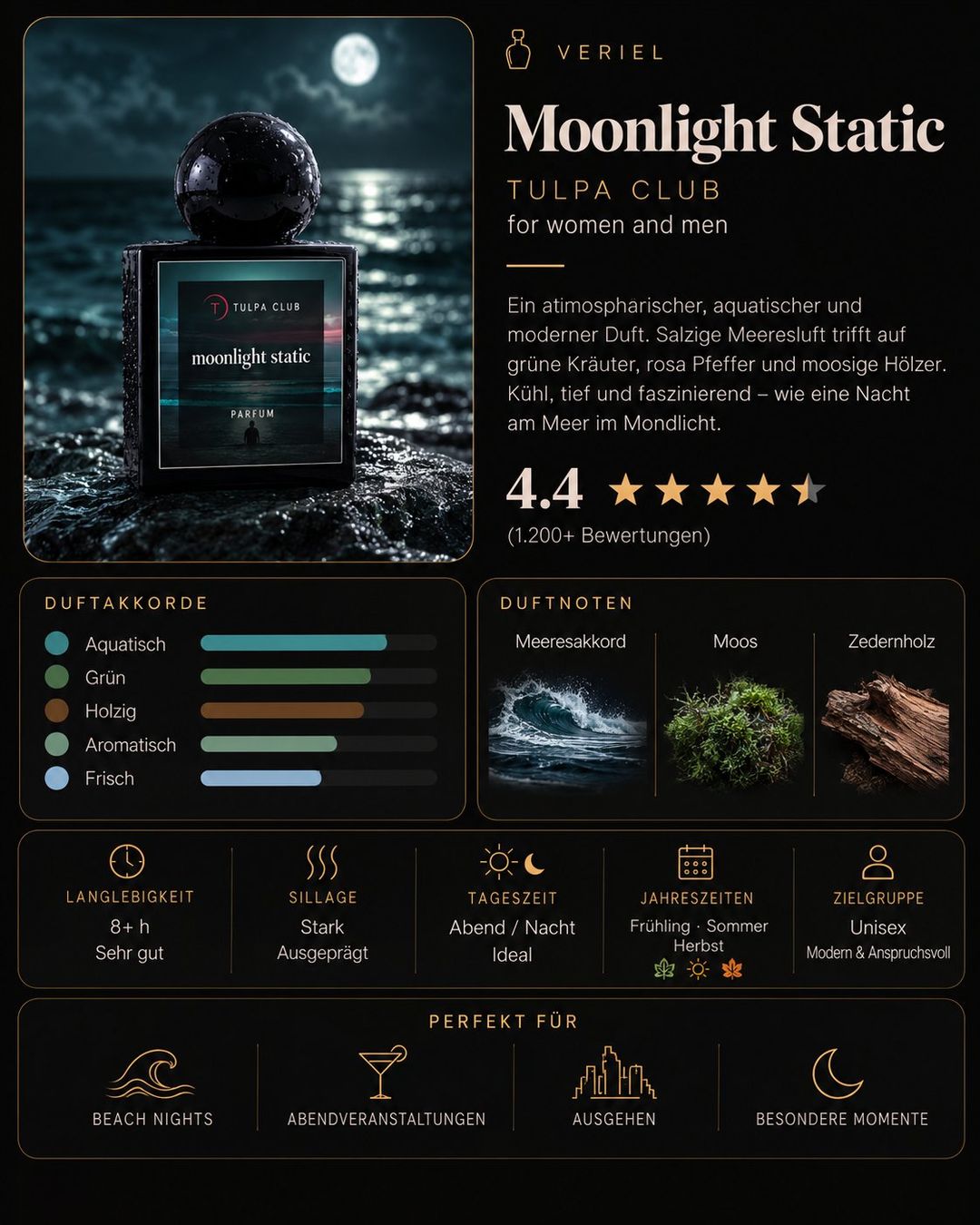 Parfums & Eau de Toilette: Moonlight Static Parfumprobe 10ml – Neuf (Voir description) à Aesch BL par VERIEL_Official 2