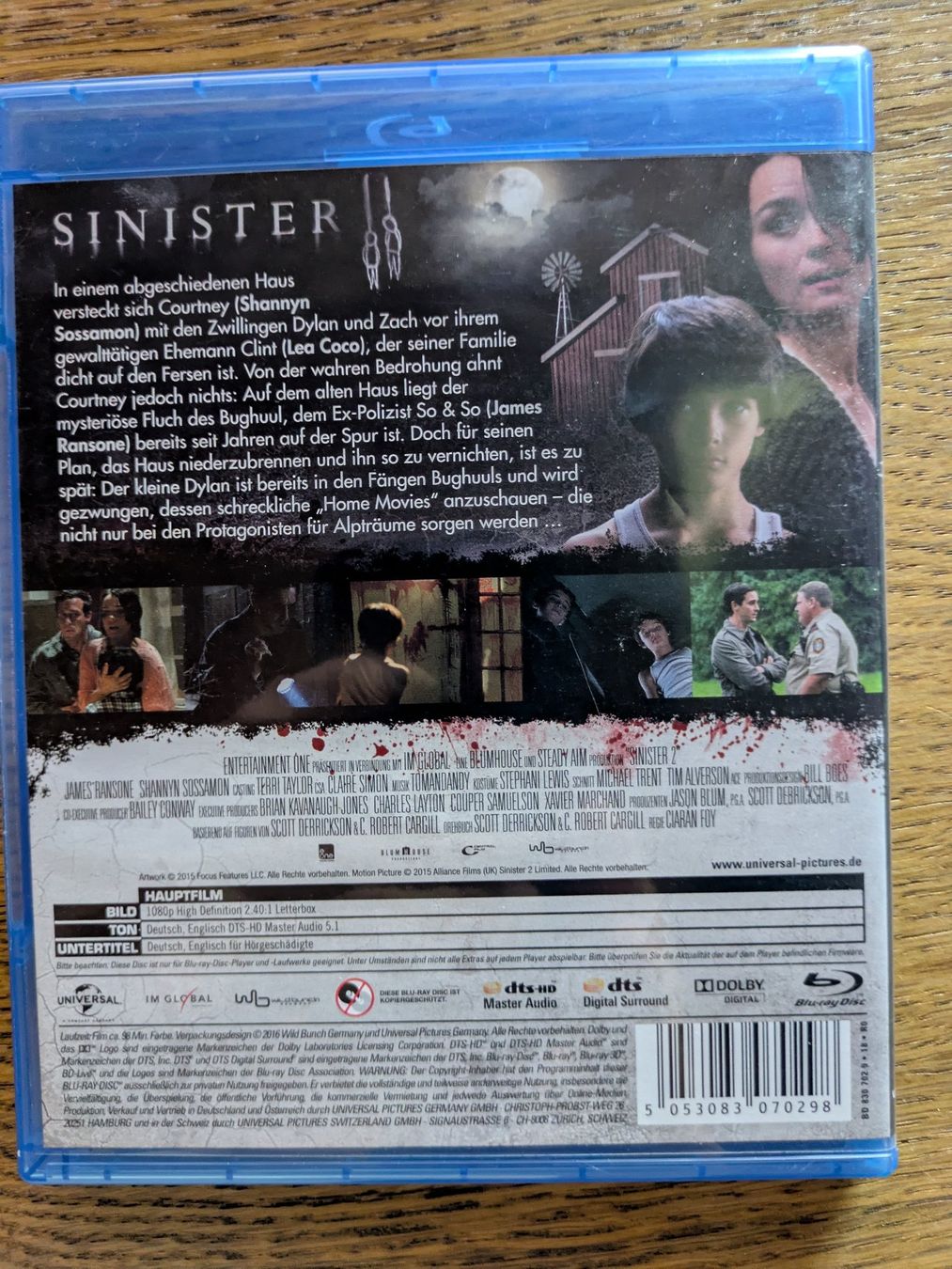 Alle DVDs: Sinister 2 [Blu-ray] – Gebraucht aus Männedorf von Pacer19 1