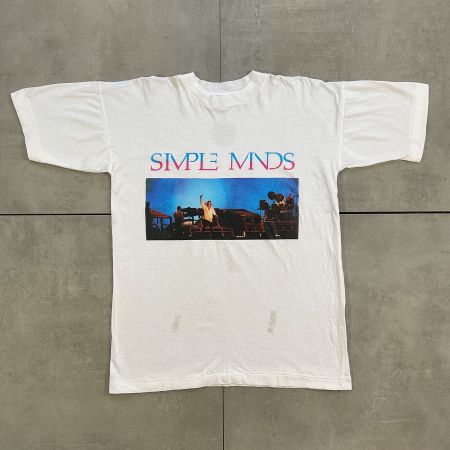 1989 Simple Minds World Tour Vintage Rock Band T-Shirt
