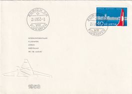 FDC Eröffnung des internat. Flughafens Zürich-Kloten 1953